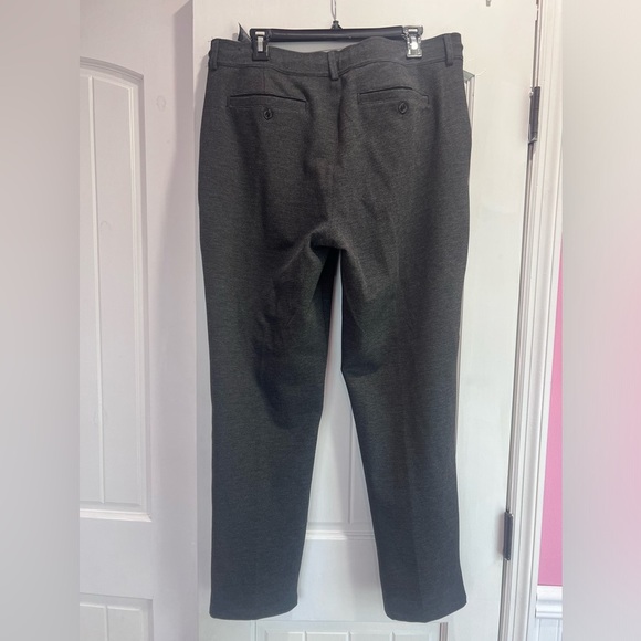 Liverpool Heathered Charcoal Trousers Slim Fit - Picture 2 of 4